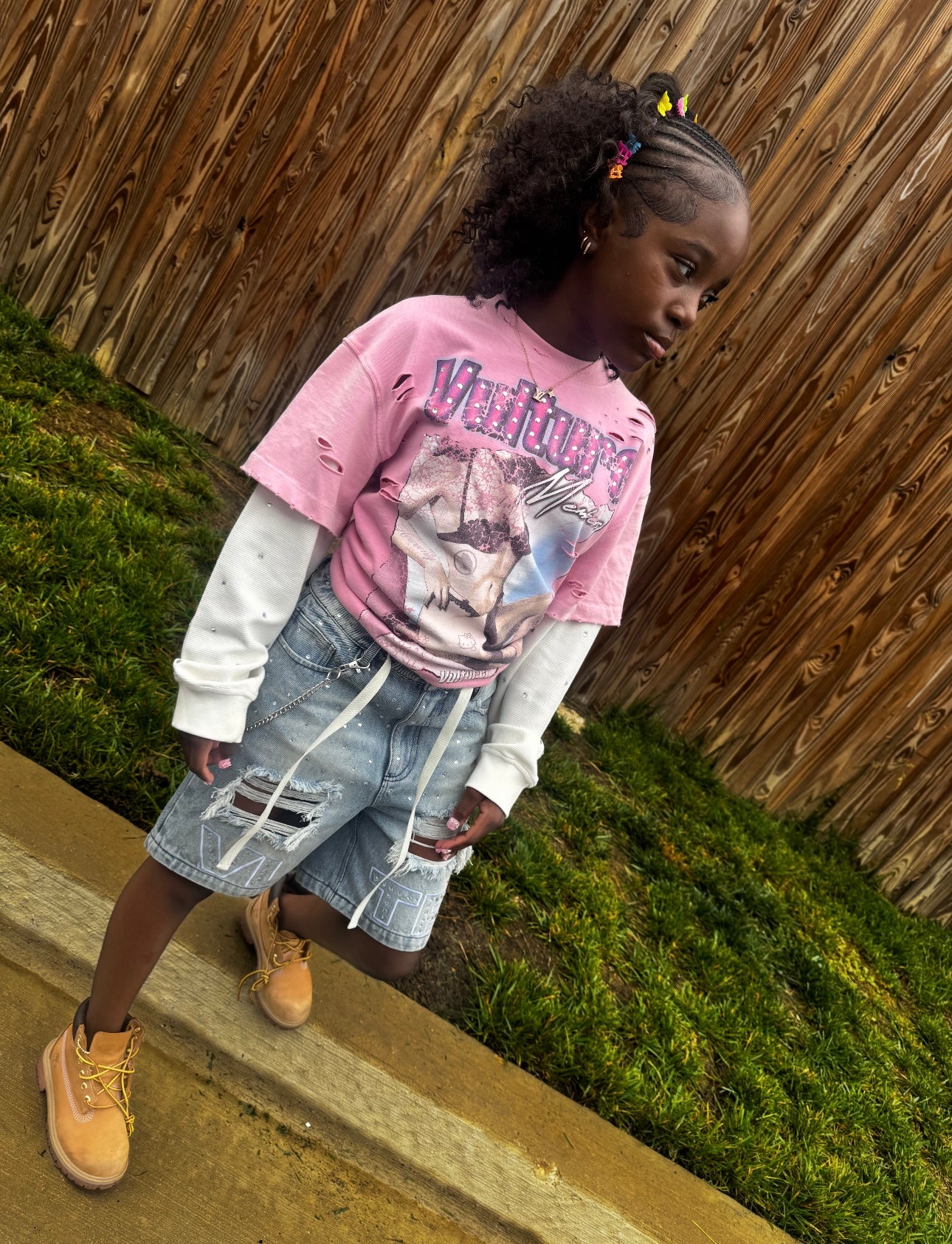 vulture jean shorts